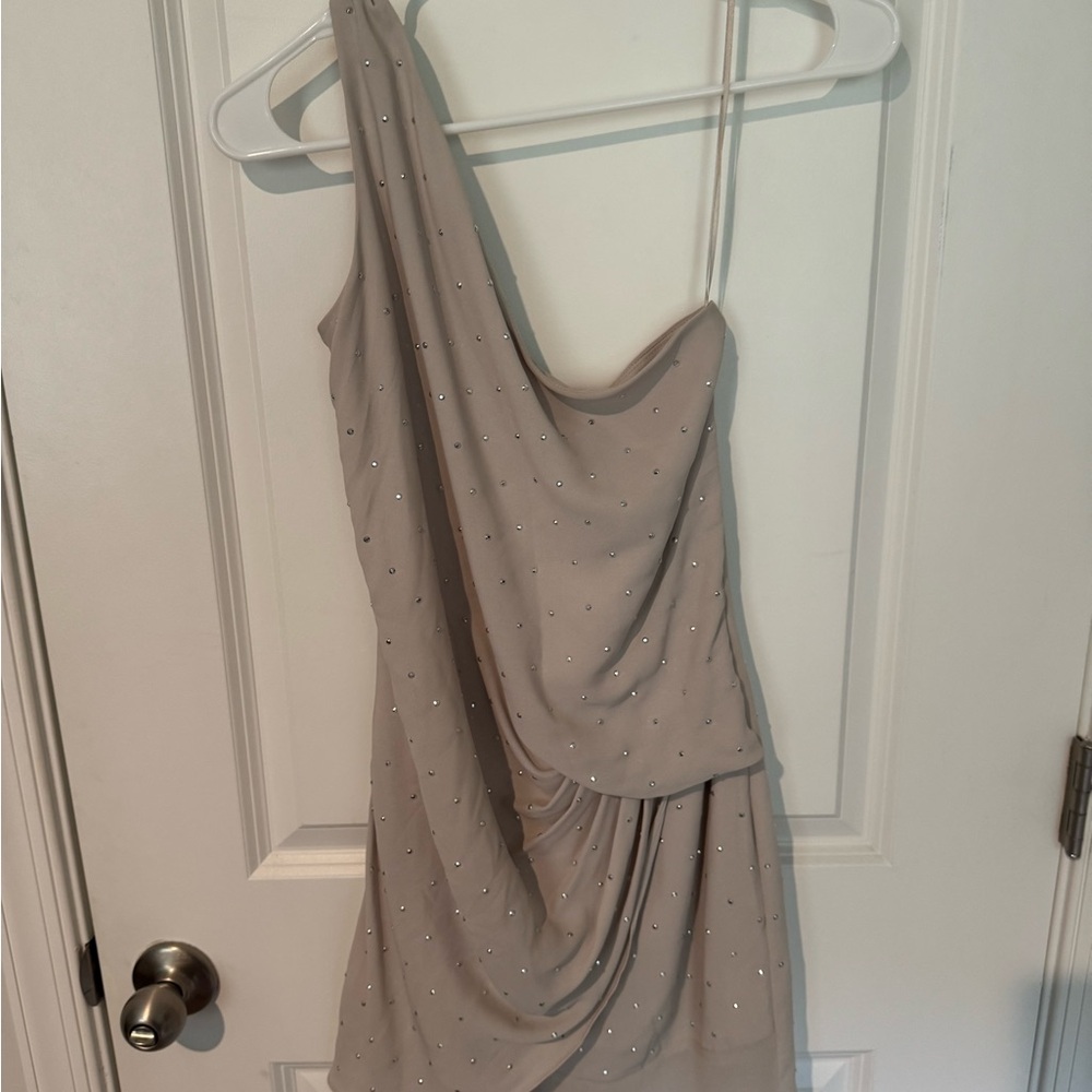 Express One-Shoulder Dress with Sparkle